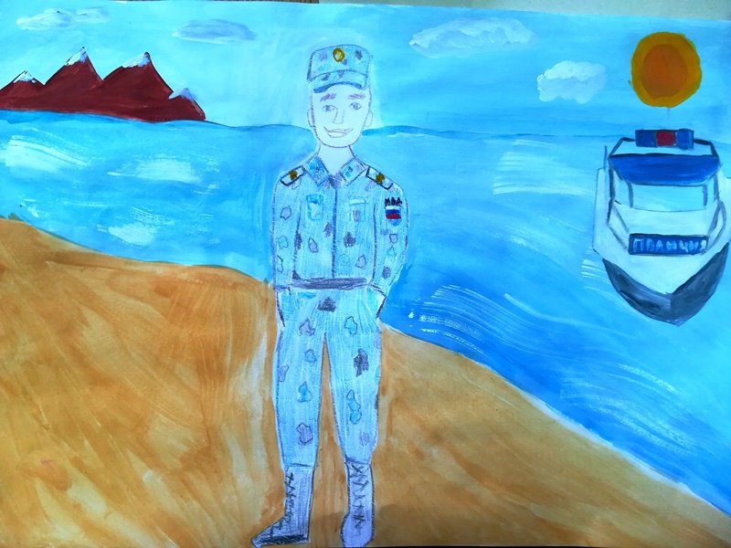 В Шатках полицейские совместно с общественниками  выбрали лучшие детские рисунки